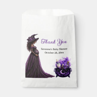 Sachets En Papier Sac en cadeau pour Baby Shower Sorcière Maman & Ch