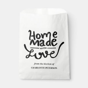 Sachets En Papier Sac en papier fait maison avec amour