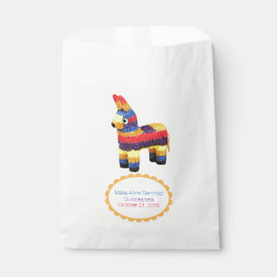 Sachets En Papier Sac fait sur commande de faveur de Pinata mexicain