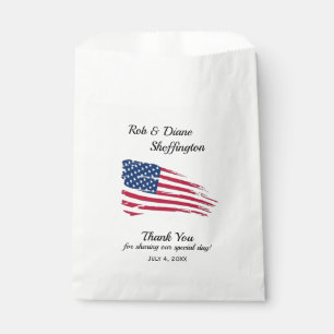 Sachets En Papier Sac Faveur Distressed américain en détresse