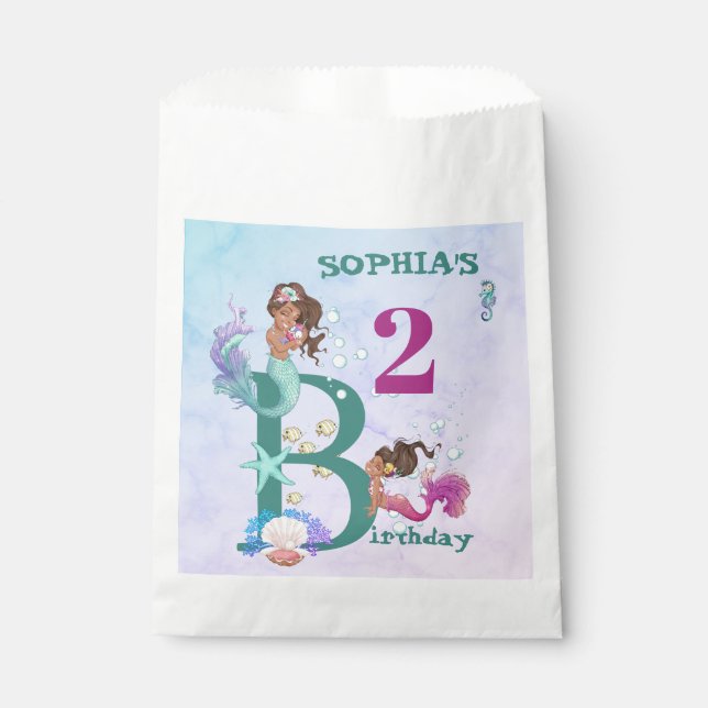 Sachets En Papier Sac Favori Mignonne Bleu Personnel Rose (Devant)