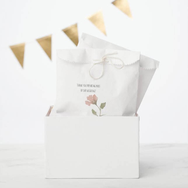 Sachets En Papier Sac Favour Mariage Bohème (Fête)