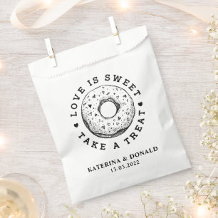 Sachets En Papier Sac Favour mariage Donut