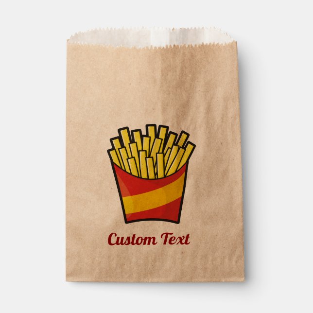 Sachets En Papier Sac Fries Français Favoriser (Devant)