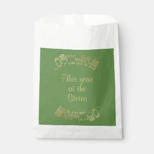 Sachets En Papier Sac Goodie Favoriser la "Jérusalem-Or" de Pessah