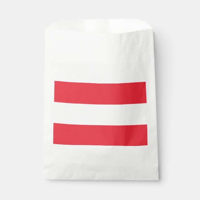 Sachets En Papier Sac patriotique drapeau autrichien (Devant)