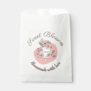 Sachets En Papier Sac personnalisé de boulangerie florale