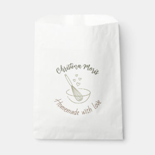 Sachets En Papier Sac personnalisé pour friandises de boulangerie –