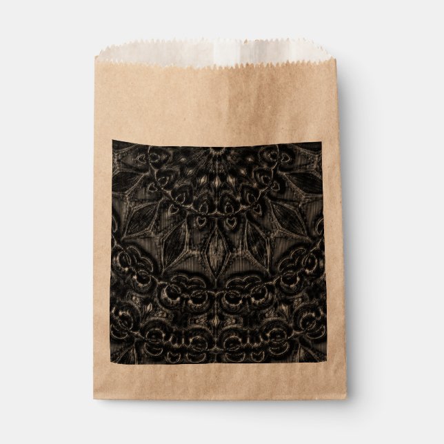 Sachets En Papier Sac Privilège Mandala Charcoal (Devant)
