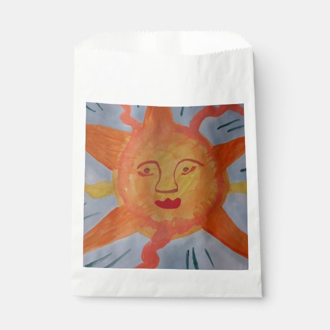 Sachets En Papier Sac Sun Favour Fiery (Devant)