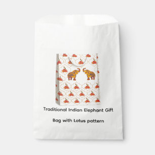 Sachets En Papier Sac traditionnel indien de cadeau d'éléphant