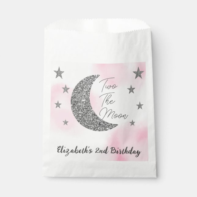 Sachets En Papier Sac Two The Moon 2e Anniversaire (Devant)