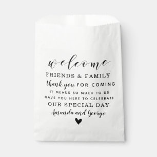 Sachets En Papier Sacoche de faveur de mariage personnalisé merci