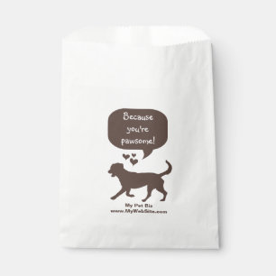 Sachets En Papier Sacoches de cadeaux pour animaux de compagnie