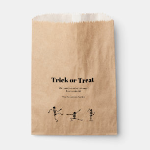 Sachets En Papier Sacs-cadeaux de Halloween Social Distants