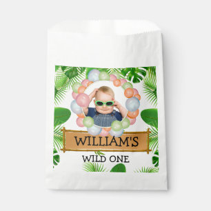 Sachets En Papier Safari Animaux Wild One Birthday PHOTO