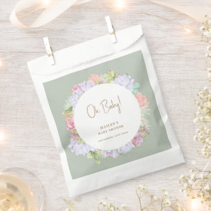Sachets En Papier Sage Green Boho Cactus Désert Oh Baby shower