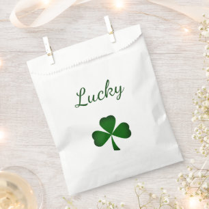 Sachets En Papier Saint Patrick's Day Party Lucky Green Shamrock