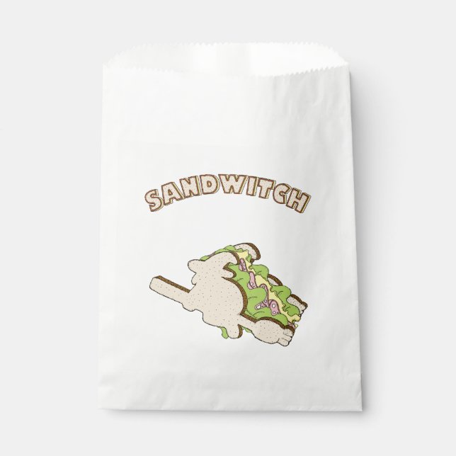 Sachets En Papier Sandwitch (Devant)