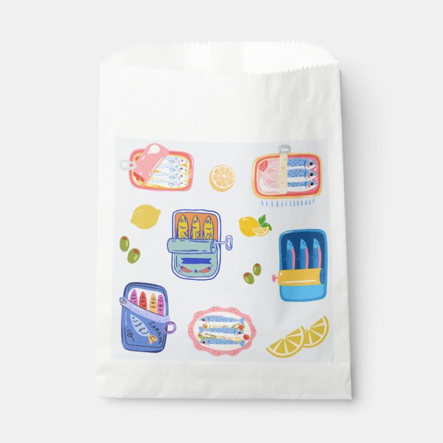 Sachets En Papier Sardines et citrons (Devant)
