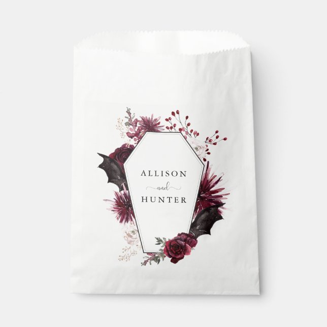 Sachets En Papier Sceau d'enveloppe mariage | Halloween (Devant)