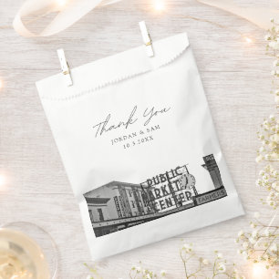 Sachets En Papier Seattle Wedding Favor Pikes Place Photo Merci