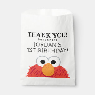 Sachets En Papier Sesame Street Elmo Chalkboard Anniversaire Merci