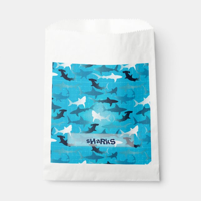 Sachets En Papier Sharks ! (Devant)