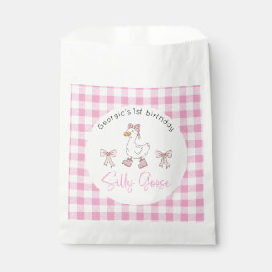 Sachets En Papier Silly Goose rose Anniversaire Favoriser Sac