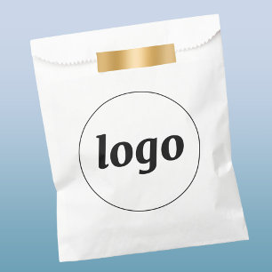Sachets En Papier Simple branding promotionnel d'entreprise de logo