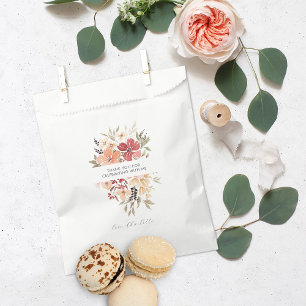 Sachets En Papier Simple Floral   Merci pour ton anniversaire