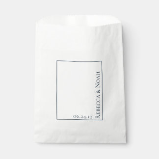 Sachets En Papier Simple minimaliste élégant Mariage texte sous-décl