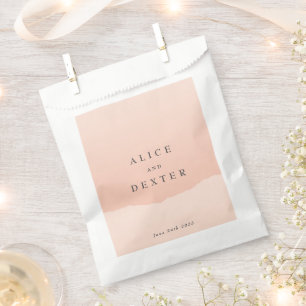 Sachets En Papier Simple minimaliste Mariage couleur pâle