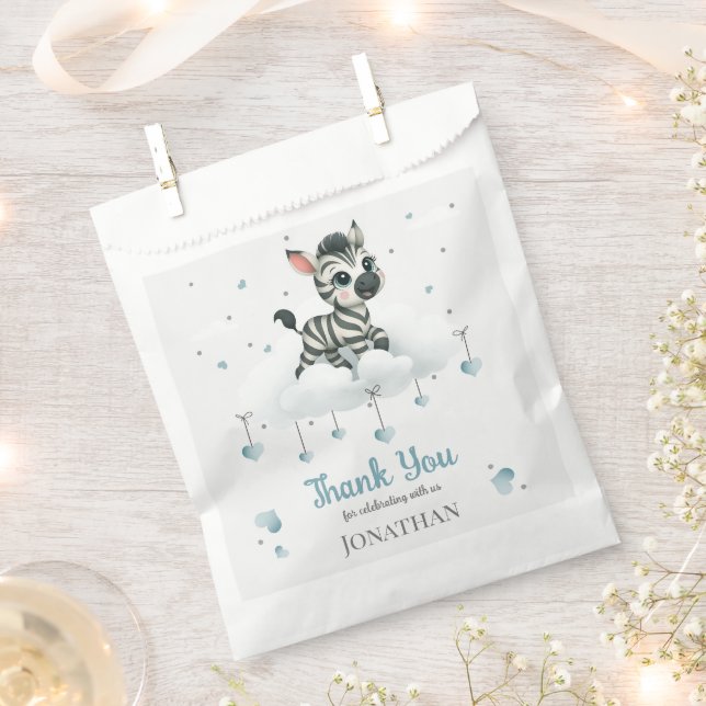 Sachets En Papier Simple petit zèbre mignon  (Coupé)