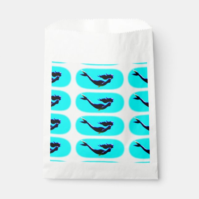 Sachets En Papier sirènes de baignade sous-marine (Devant)