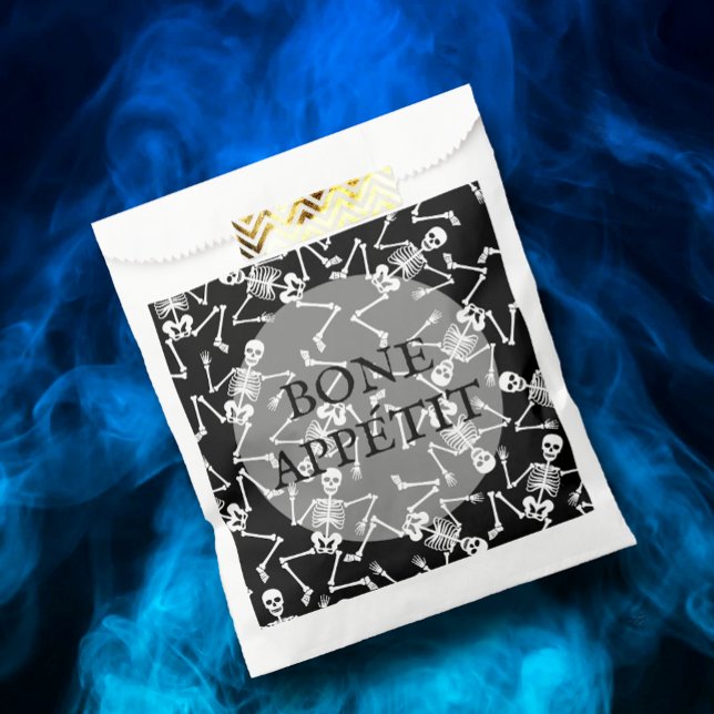 Sachets En Papier Skeletons Halloween (Créateur téléchargé)