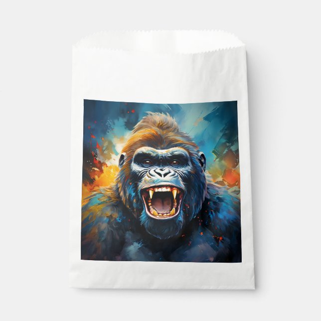 Sachets En Papier Smiling gorilla (Devant)