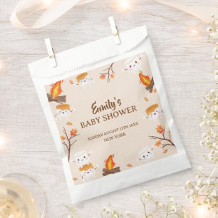 Sachets En Papier S'more Love Fall Baby shower de camping rustique
