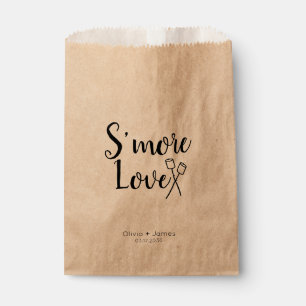 Sachets En Papier Smore Love Marshmallow Fête des mariées Mariage tr