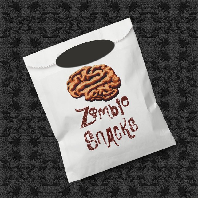Sachets En Papier Snacks Zombie Halloween (Créateur téléchargé)