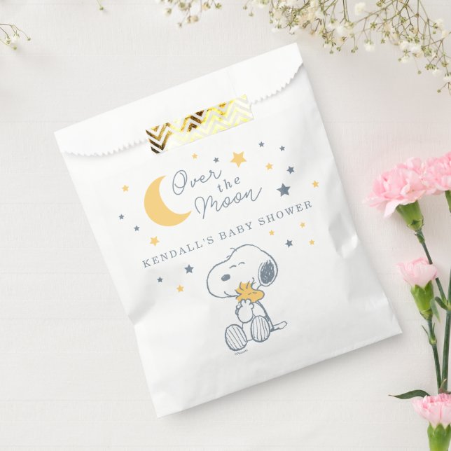 Sachets En Papier Snoopy & Woodstock | Over the Moon Baby Shower (Scellé)
