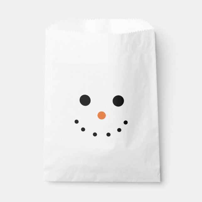 Sachets En Papier Snowman (Devant)