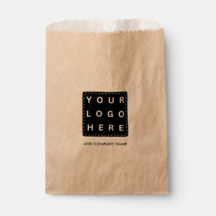 Sachets En Papier Société Nom de l'entreprise Logo personnalisé Fête