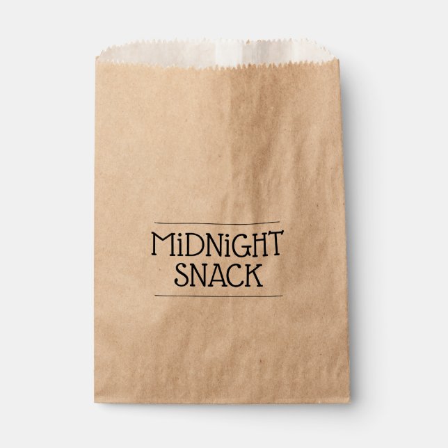 Sachets En Papier Soin moderne simple Soirée Snack Party Treat (Devant)