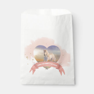 Sachets En Papier Soirée d'anniversaire de cheval personnalisée