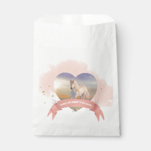 Sachets En Papier Soirée d'anniversaire de cheval personnalisée