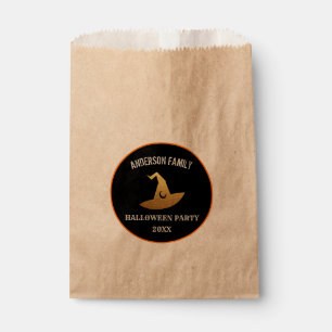 Sachets En Papier Sorcière personnalisée par partie heureuse de