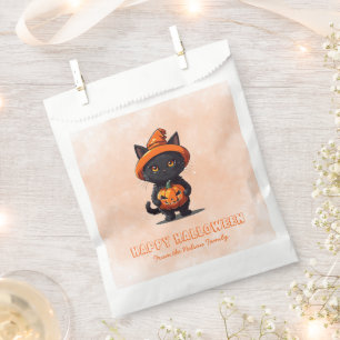 Sachets En Papier Sorcières de chats noirs Citrouille Casquette Bonn