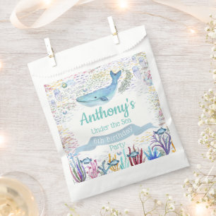 Sachets En Papier Sous la mer Tout âge fête d'anniversaire