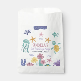 Sachets En Papier Sous l'océan Anniversaire Enfantin et Fantastique